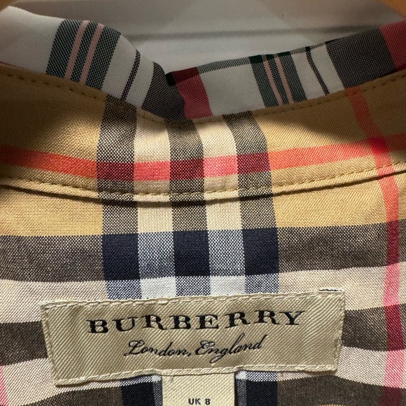 Burberry Contrast Check Sleeveless shirt - Picture 5 of 7